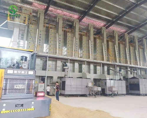 Volledig Automatisch Grijs Paddy Grain Dryer Multi Purpose 30T
