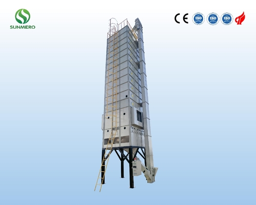 Lage Temperatuur die 20 Ton Mixed Flow Dryer For-Rijstmolenaars doorgeven
