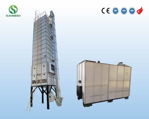 120 Ton/Partij Intelligente Rijst Drogere 5.5kW met Schilbrander