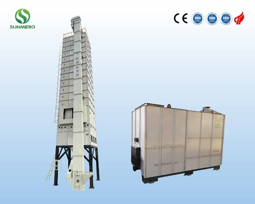 120 Ton/Partij Intelligente Rijst Drogere 5.5kW met Schilbrander