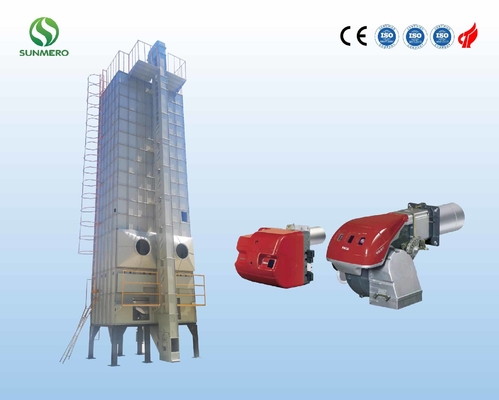 220V slijtvast Paddy Grain Dryer, Rijst Mechanische Drogere 15T voor Tarwe