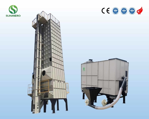 Verticale de Korrel Drogere 60 Ton van de Roestvrij staalpartij voor Paddy Drying