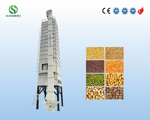 Lage Temperatuur die 20 Ton Mixed Flow Dryer For-Rijstmolenaars doorgeven
