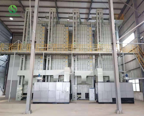 15ton verticaal die Mechanische Droger voor Graan Hoge Automatisering doorgeven