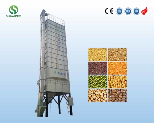 22 Ton Stainless Steel Cross Flow-Korreldroger, Multifunctionele de Droger van de Graanpartij